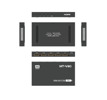 1进4出HDMI1.4分配器
