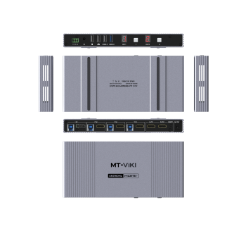 4进2出 矩阵KVM 切换器自动型