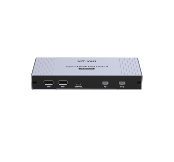 2进1出 Type-c&HDMI KVM切换器智能型