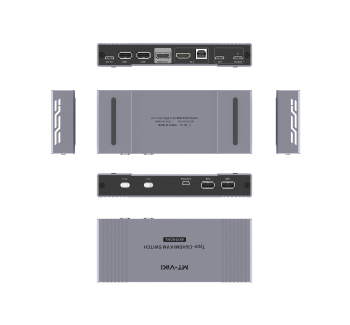 2进1出 Type-c&HDMI KVM切换器智能型