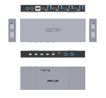 4进1出 HDMI KVM 切换器智能型8K@60Hz
