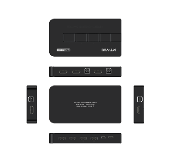 4进1出 HDMI KVM切换器自动型