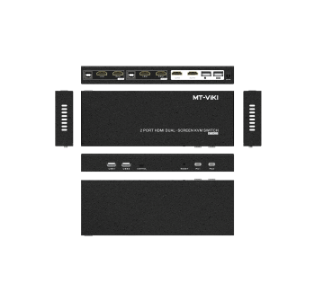 2口双屏 HDMI KVM切换器自动型