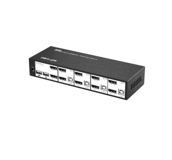 4口双屏 DP KVM切换器 自动型