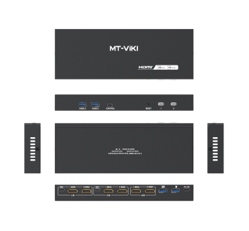 8K HDMI双屏KVM切换器