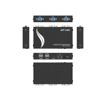 2进1出 自动型VGA KVM切换器