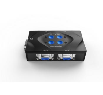 4进1出 智能型VGA KVM切换器