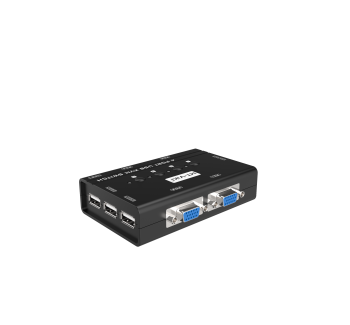 4进1出 智能型VGA KVM切换器
