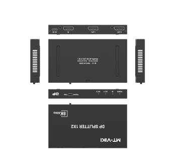 1进2出 8K DP2.1 分配器