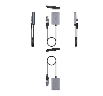 USB 转 双路HDMI