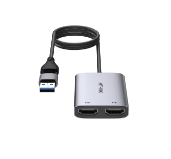 USB 转 双路HDMI