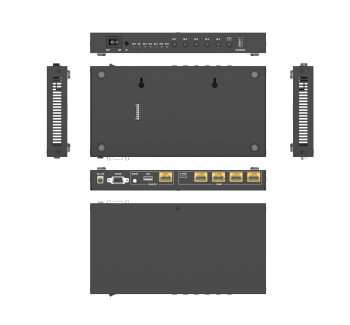 4K60 四画面 HDMI 画面分割采集器