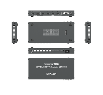 二进四出 HDMI 8K 多屏宝拼接器