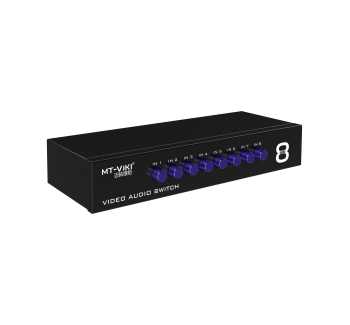 8进1出 AV 音视频切换器