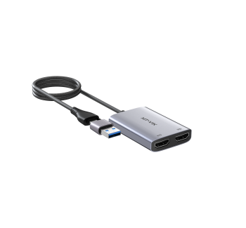 USB 转 双路HDMI