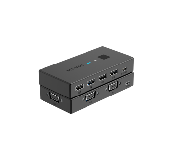 2进1出 智能型 VGA KVM切换器