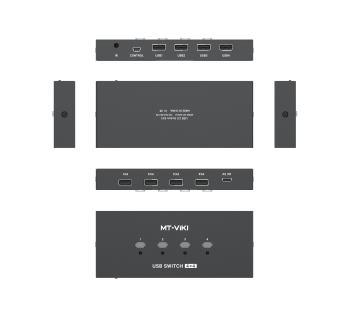 4进4出 USB 共享切换器