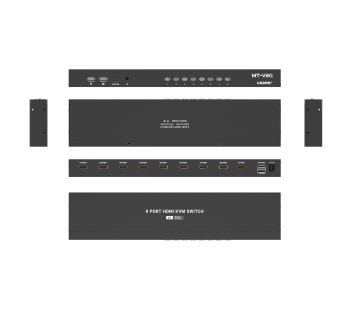 8进1出 HDMI KVM切换器智能型