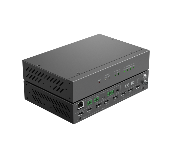 2进4出 四画面 HDMI 4K 视频拼接器