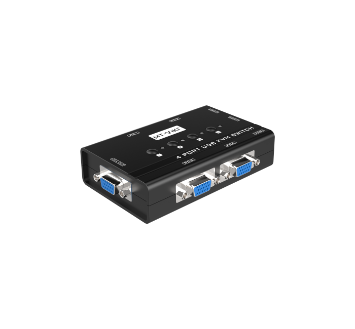 4进1出 智能型VGA KVM切换器