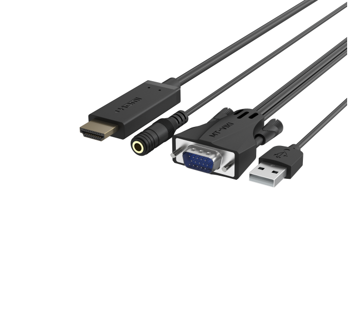 HDMI 转 VGA+音频