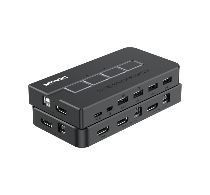 4进1出 HDMI KVM切换器智能型