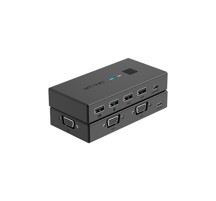 自动 VGA KVM多电脑切换器