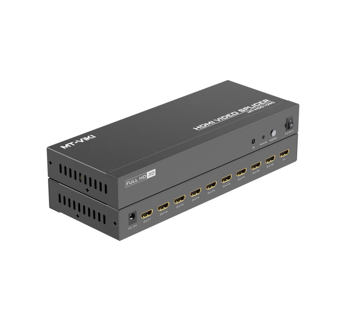 九画面 HDMI 4K视频拼接器