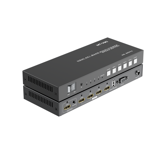 4K60 四画面 HDMI 画面分割器