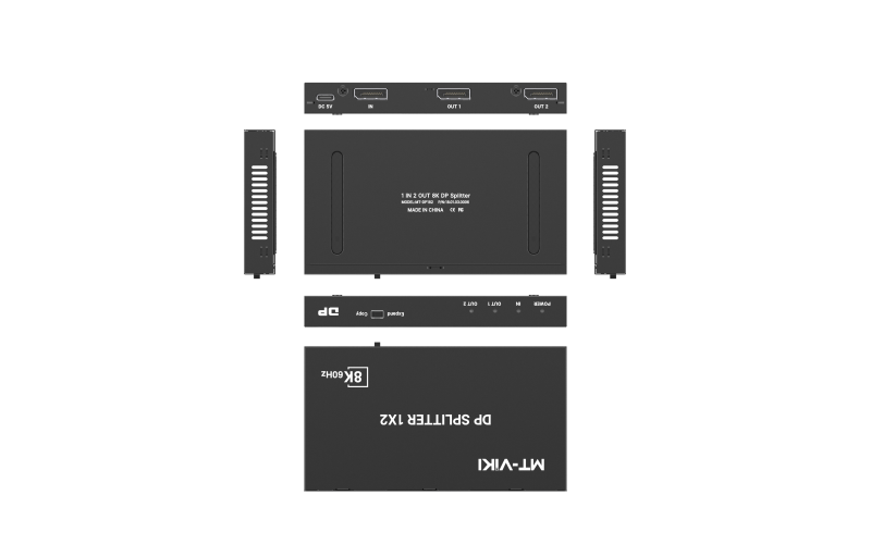 1进2出 8K DP2.1 分配器